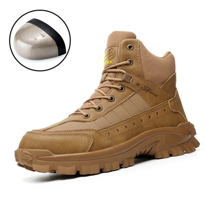 Men's Waterproof Anti-Sprain Work Boots